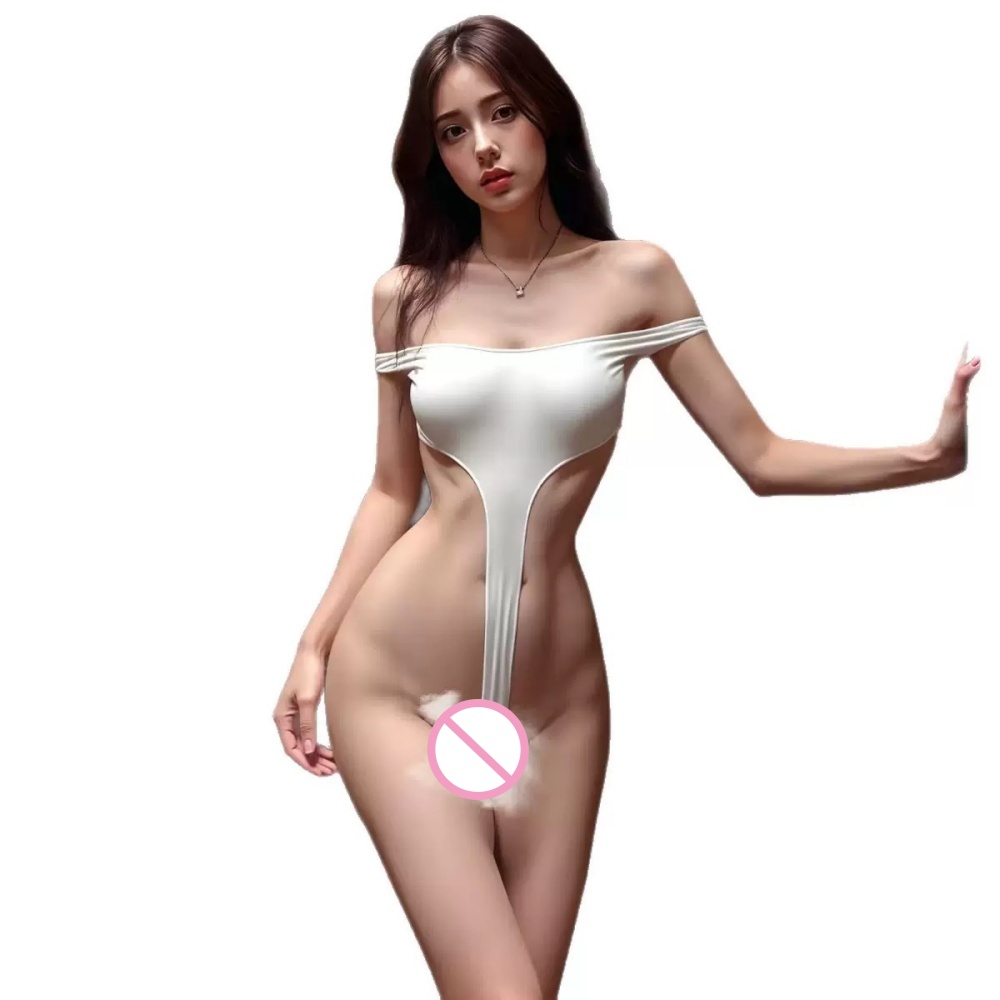 Lingerie - Damen Sexy Spitzen-Teddy Dessous Rückenfreier Bodysuit