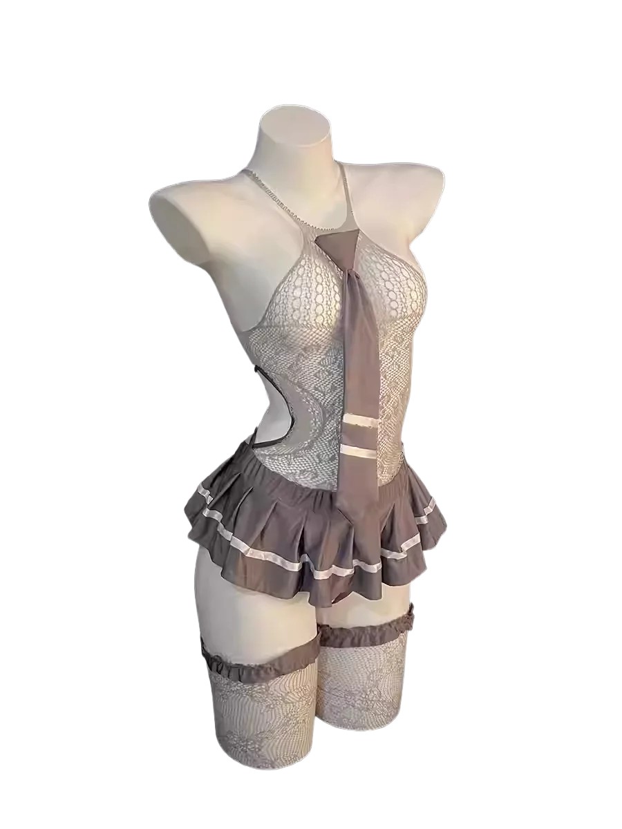 Lingerie - Sexy, verführerisches, einheitliches, exotisches Damen-Dessous-Set; Rollenspiel-Uniform