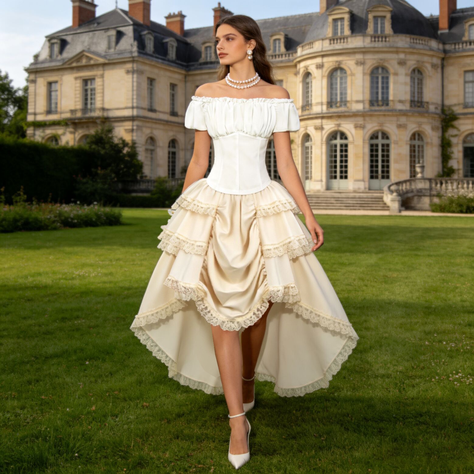 Skirts - Renaissance-Rock mit asymmetrischem Saum, elegant, im