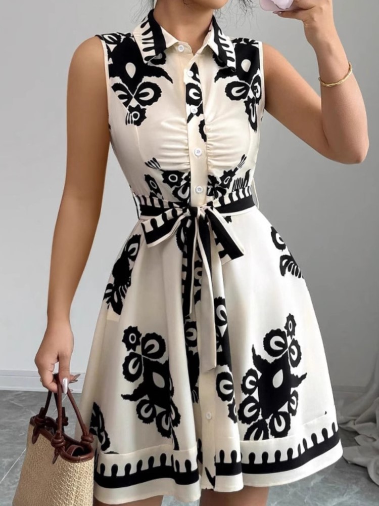 Sommer Neue Mode Casual Kleid  – French Vintage Floral Midi Dress Bewertung und Preis
