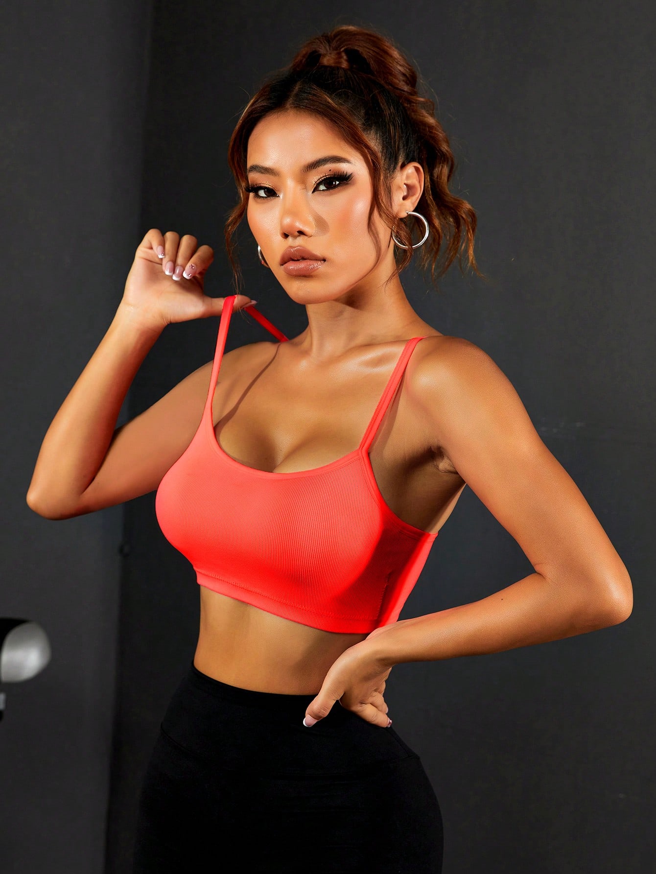 Damen Gerippter Sport-BH mit d – Seamless Ribbed Workout Tank Top Bewertung und Preis