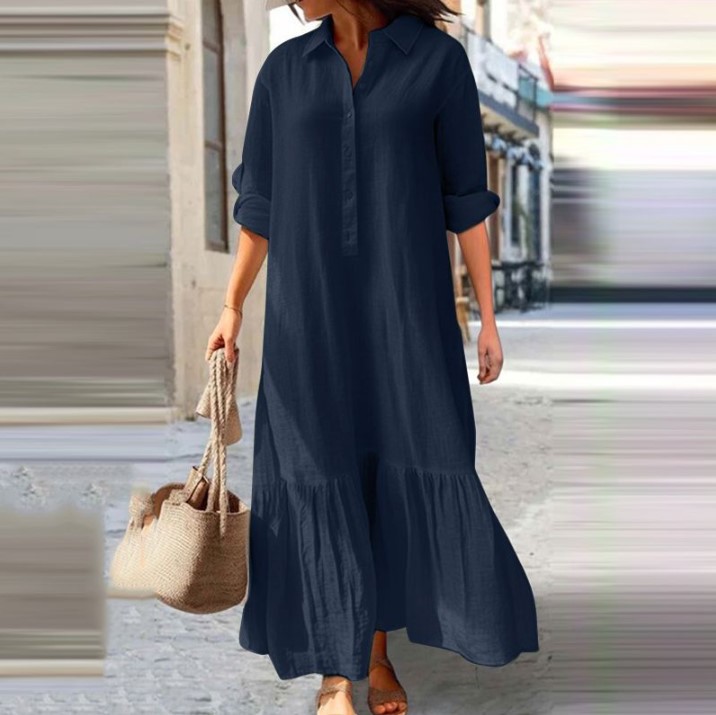 2025, Damen-Hemdkleid aus Lein – Casual Loose Linen Shirt Dress Bewertung und Preis