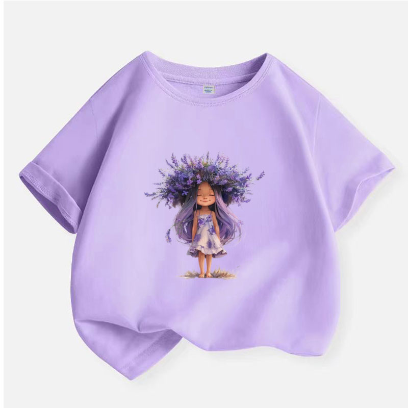 Neue Y2K Tops Lavendel mädchen – Y2K Graphic Baby Tee Crop Bewertung und Preis