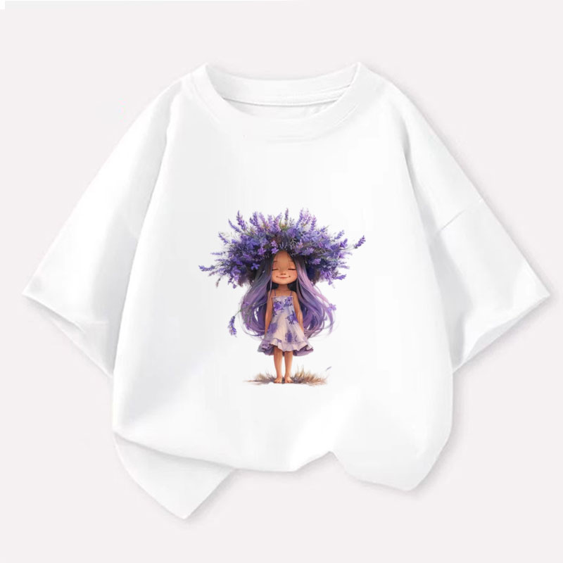 Neue Y2K Tops Lavendel mädchen – Y2K Graphic Baby Tee Crop Bewertung und Preis