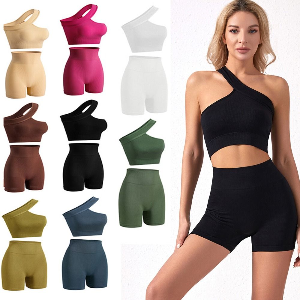 2-teiliges Casual Nahtloses Da – Seamless Ribbed Workout Tank Top Bewertung und Preis