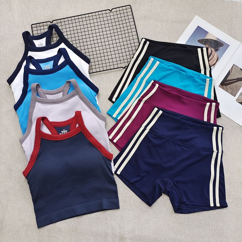 Gerippte Trainingssets für Dam – Seamless Ribbed Workout Tank Top Bewertung und Preis