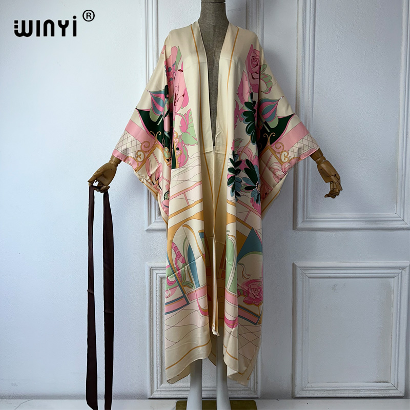 WINYI Sommer-Print Nahost-Kimo – Boho Summer Beach Maxi Dress Bewertung und Preis
