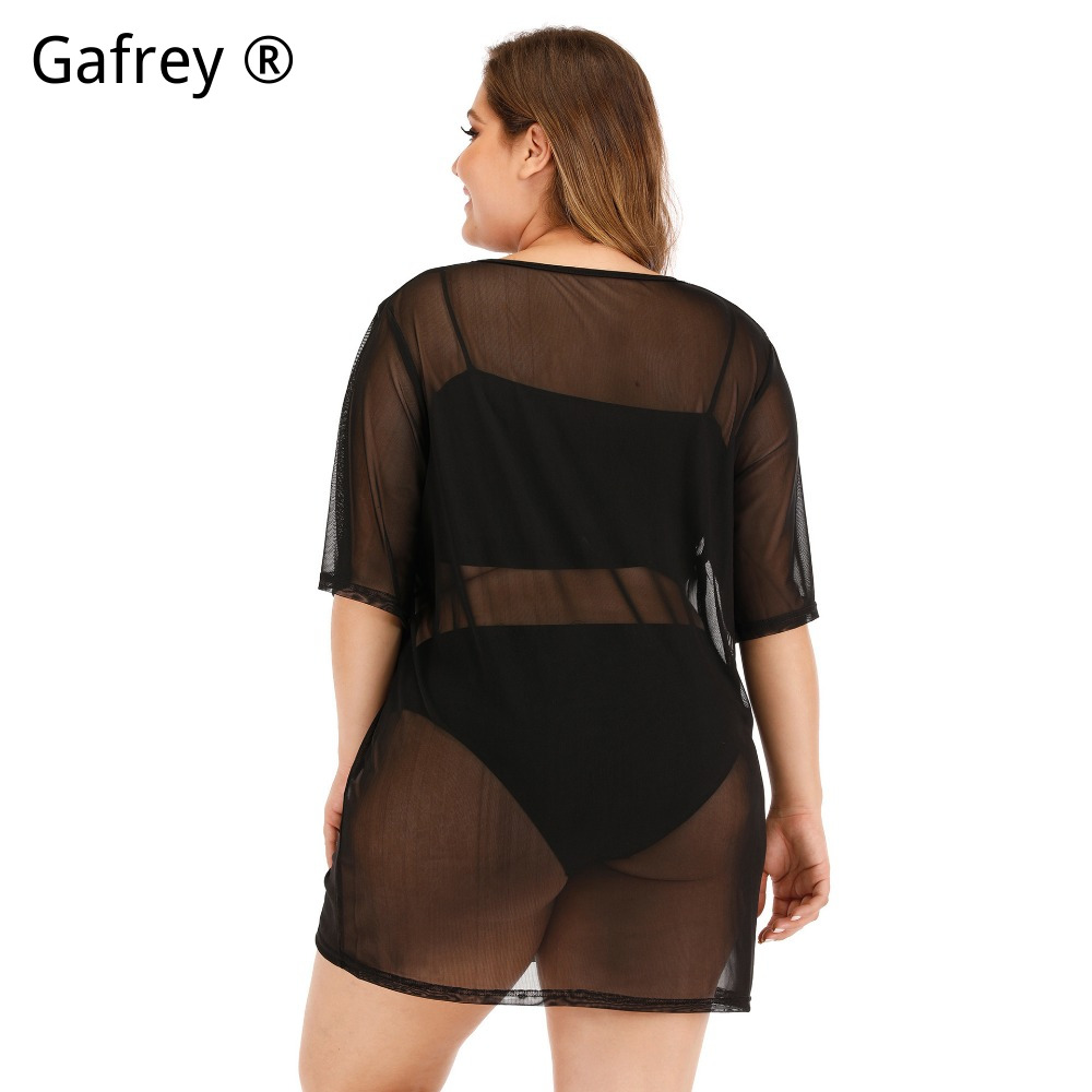 Übergröße Sexy Mesh-Strandklei – Sexy Mesh Sheer Bodycon Dress Bewertung und Preis