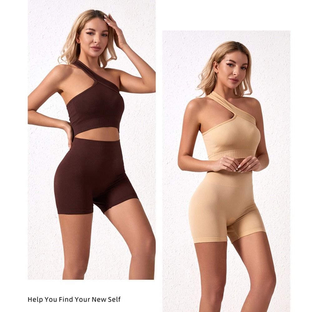 2-teiliges Nahtloses Damen-Wor – Seamless Ribbed Workout Tank Top Bewertung und Preis