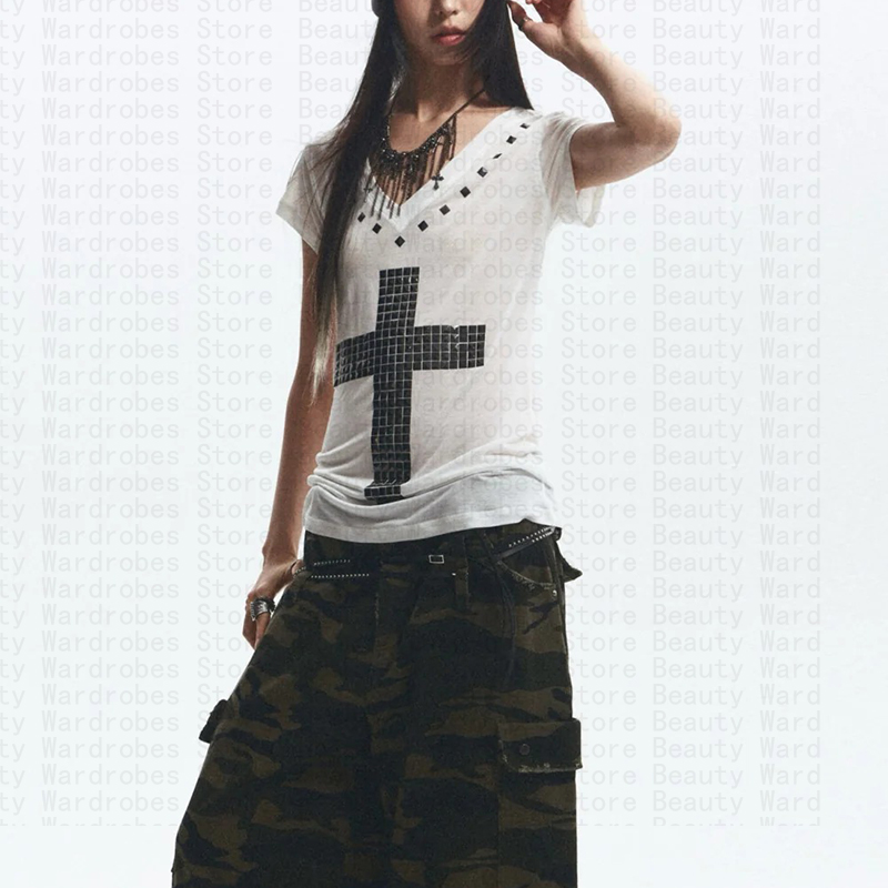 Rock Goth Einzigartiges Top Y2 – Y2K Graphic Baby Tee Crop Bewertung und Preis